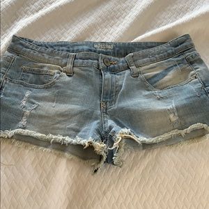 Denim shorts
